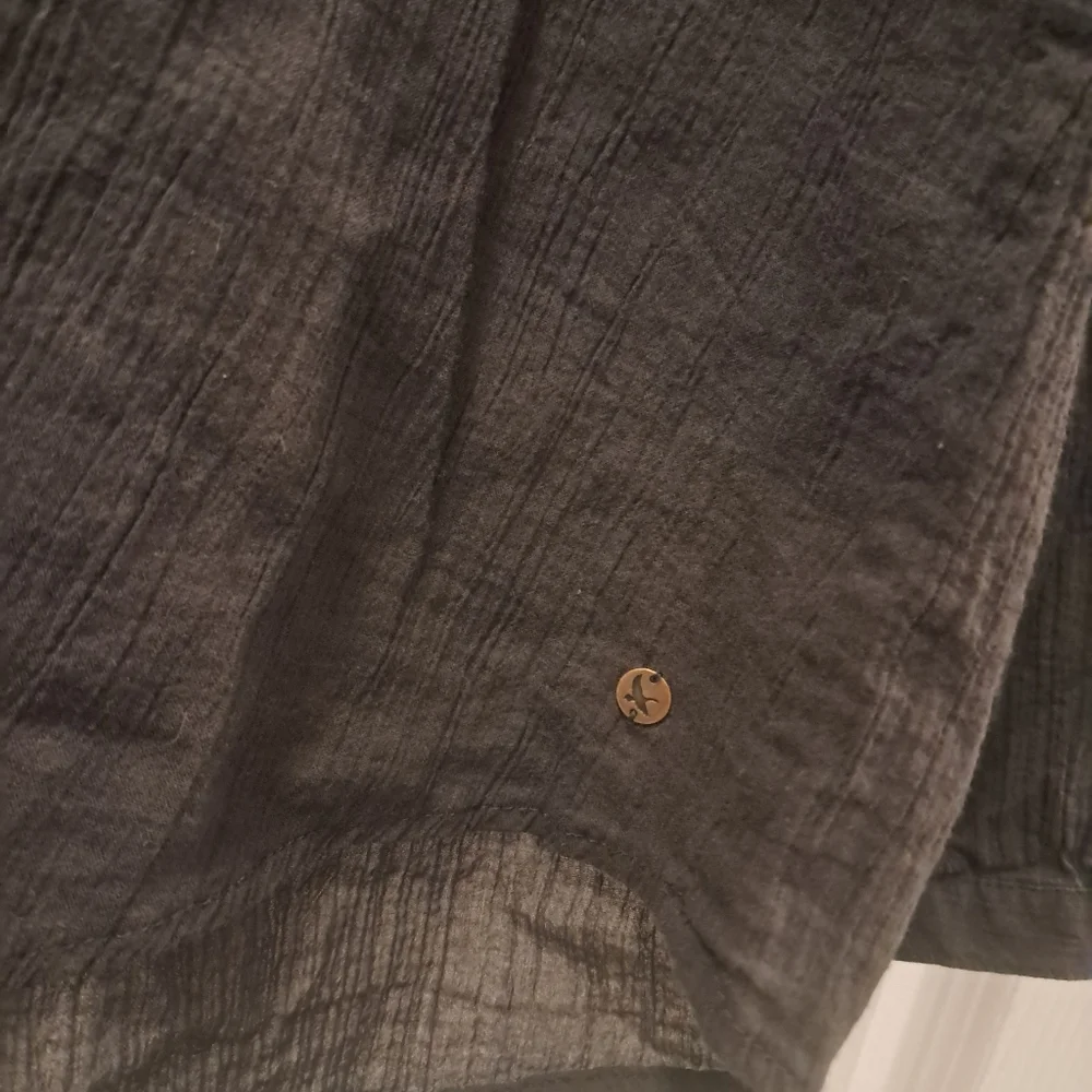 Eddie Bauer Womens Gray Blouse - Picture 2 of 5